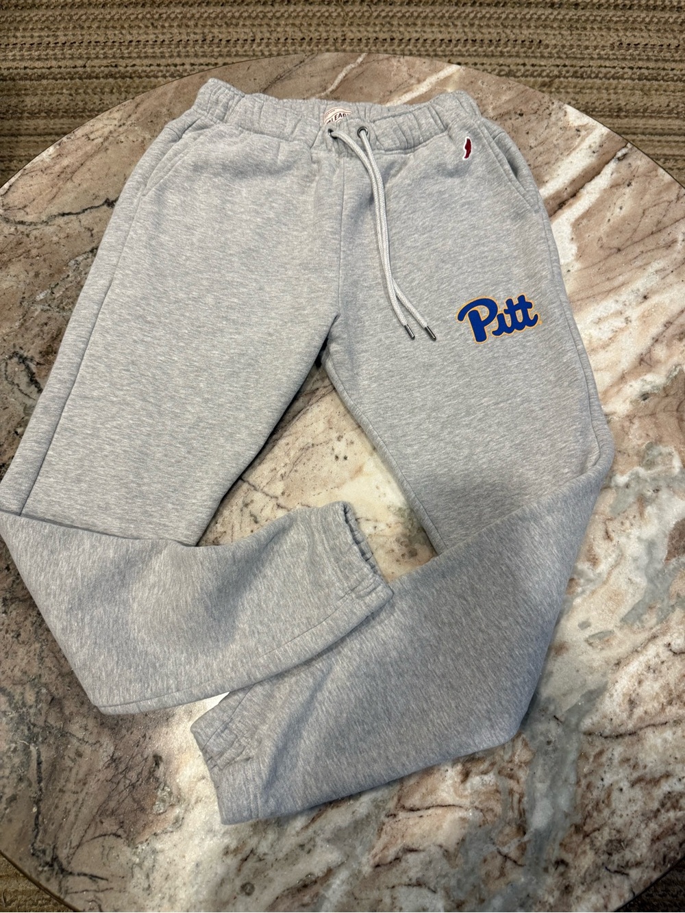 Pitt Panthers League Collegiate Gray Sweatpants Joggers M